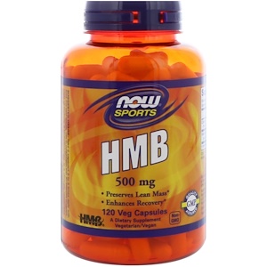 Купить Now Foods, Now Sports, HMB, 500 mg, 120 Veggie Caps  на IHerb