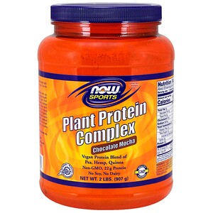 Now Foods, Plant Protein Complex, Chocolate Mocha, 2 lbs. (907 g) отзывы