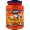Now Foods, ピープロテイン, ナチュラル 味付け無し, 2 lbs (907 g)