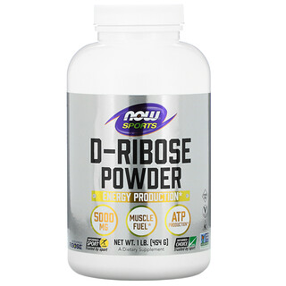 Now Foods, Sports, D-Ribose Powder, 1 lb (454 g)