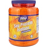 Now Foods, Спортивное питание, Изолят соевого протеина, натуральный вкус, 2 фунта (907 г) отзывы