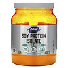 Now Foods, الرياضة، بروتين عزل الصويا، طبيعية غير منكهة، 1.2 رطل (544 غرام)