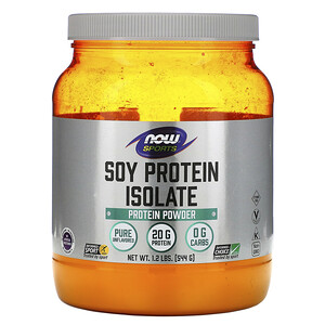 Отзывы о Now Foods, Sports, Soy Protein Isolate, Unflavored, 1.2 lbs (544 g)