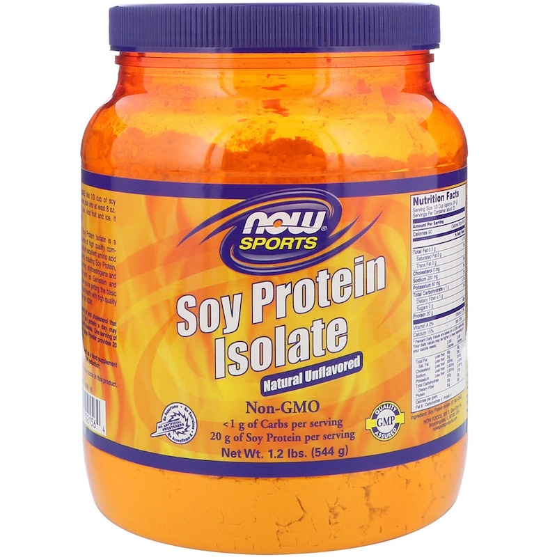 Now Foods, Sports, Soy Protein Isolate, Natural Unflavored, 1.2 lbs