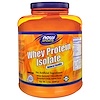 Now Foods, Sports, Whey Protein Isolate, Natural Vanilla, 5 lbs. (2268 g)
