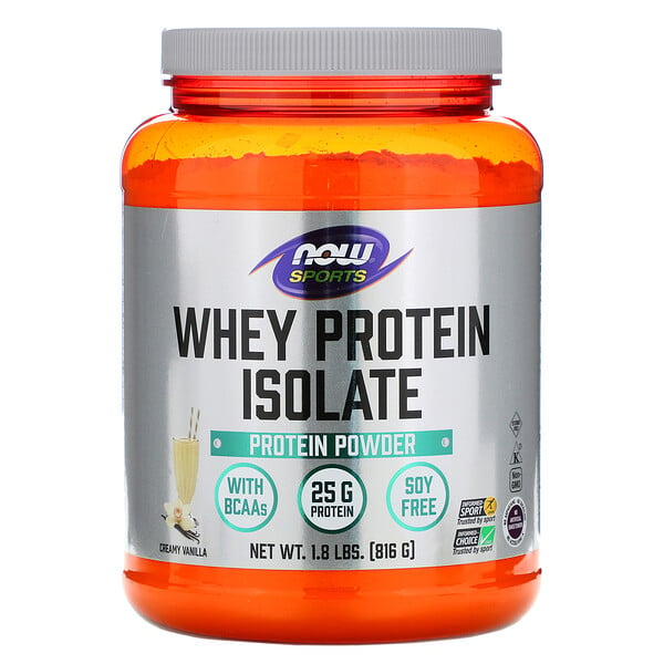 Sports, Whey Protein Isolate, Creamy Vanilla, 1.8 lbs (816 g)