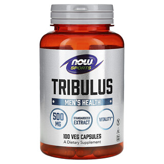 NOW Foods, Sports, Tribulus, Men's Health, 500 mg, 100 Veg Capsules