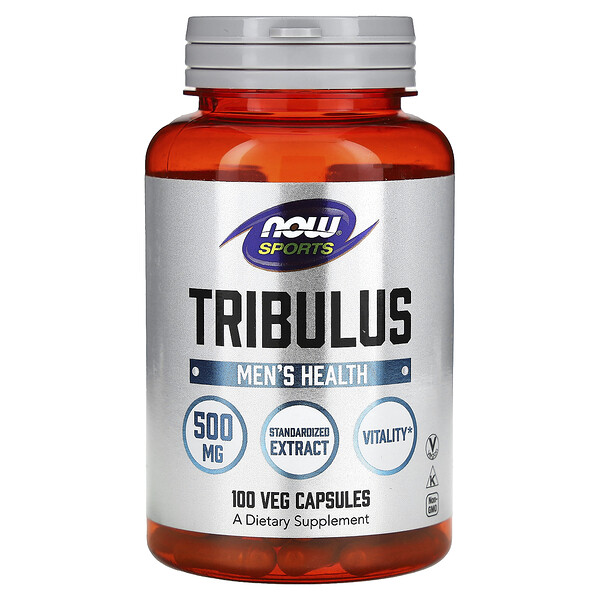 NOW Foods Sports, Tribulus, Men's Health, 500 mg, 100 Veg Capsules