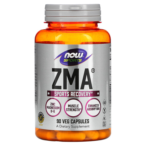 Now Foods, Sports, ZMA, Sports Recovery, 90 Veg Capsules