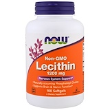 Отзывы о Now Foods, Лецитин, 1200 мг, 100 мягких капсул