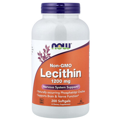 Product Image for NOW Foods, Lecithin, 200 Softgels