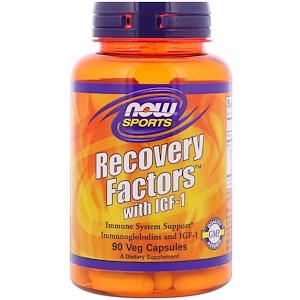 Now Foods, Sports, Recovery Factors with IGF-1, 90 Veg  Capsules