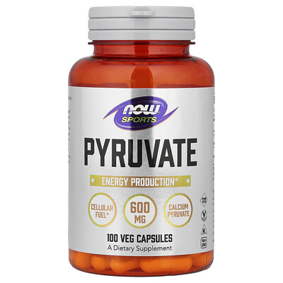 Product Image for NOW Foods, Sports, Pyruvate, 100 Veg Capsules