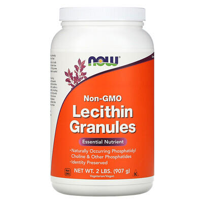 Now Foods лецитин в гранулах, 907 г (2 фунта)