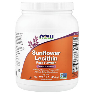 NOW Foods, Saf Ayçiçeği Lesitini Tozu, 454 g (454 g)