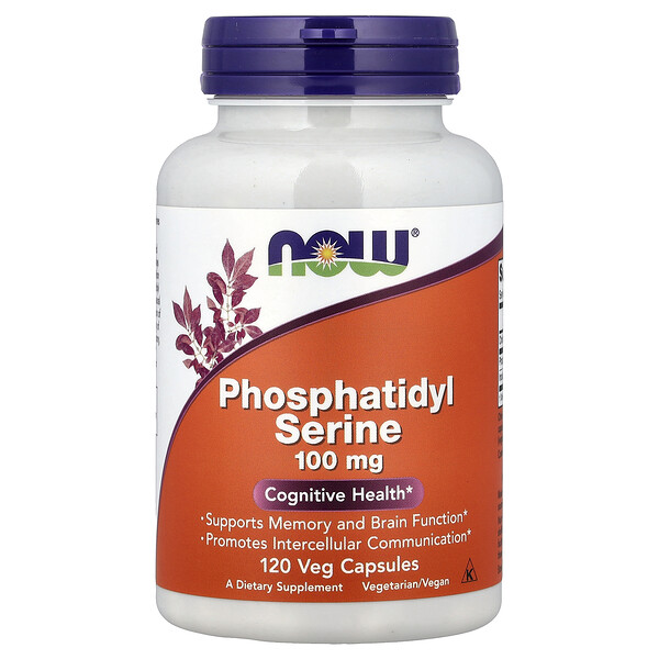 NOW Foods Phosphatidyl Serine, 120 Veg Capsules