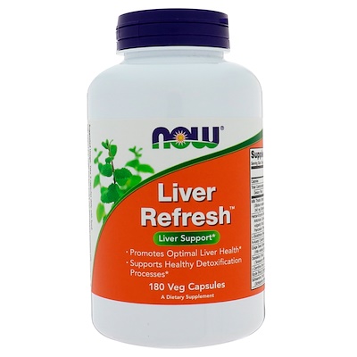 

Liver Refresh, 180 растительных капсул