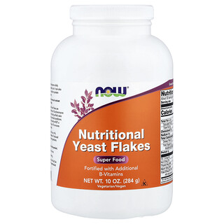 NOW Foods, Ravintohiivahiutaleet, 284 g