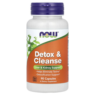 NOW Foods, Détox & Cleanse, 90 capsules