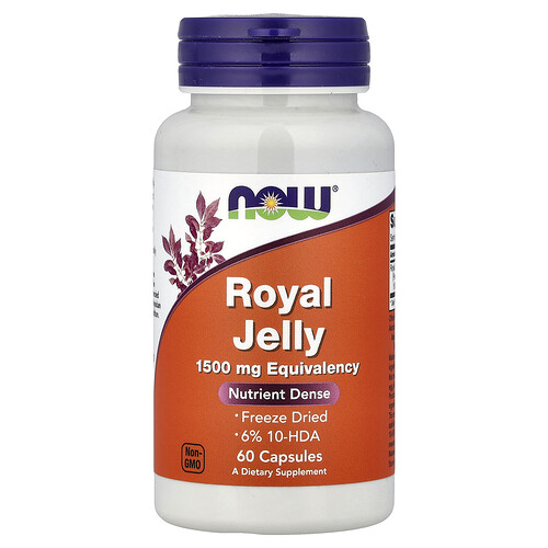 Now Foods Royal Jelly, 60 Capsules (500 mg per Capsule)