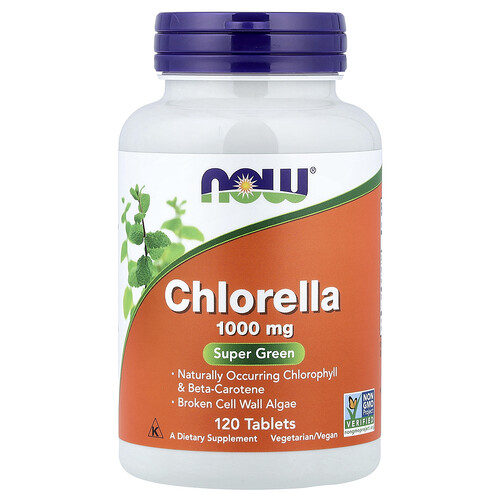 Now Foods Chlorella, 120 Tablets (1 g per Tablet)