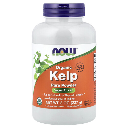 NOW Foods, Organic Kelp Pure Powder, reines Bio-Seetangpulver, 227 g (8 oz.)