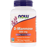 Отзывы о D-манноза, 500 мг, 120 растительных капсул