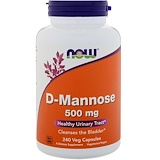 Отзывы о D-манноза, 500 мг, 240 вегетарианских капсул