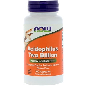 Now Foods, Acidophilus Two Billion, 100 Capsules отзывы