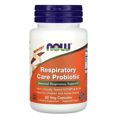 Now Foods Respiratory Care Probiotic, 60 Veg Capsules