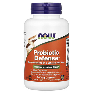 NOW Foods, Probiotic Defense™, 90 cápsulas vegetales