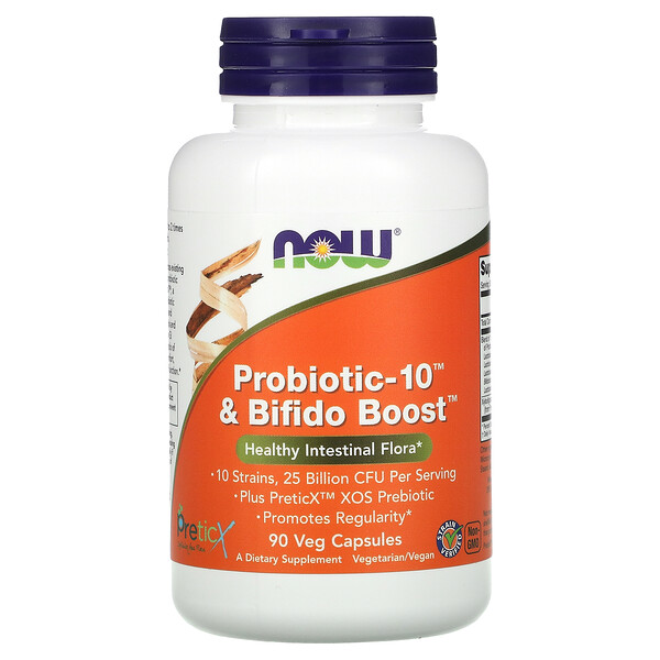 Probiotic-10 & Bifido Boost, 250억, 베지 캡슐 90정