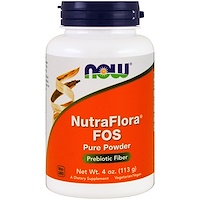 NutraFlora FOS, чистый порошок, 4 унции (113 г) - изображение