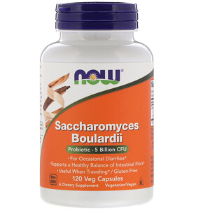 Отзывы о Now Foods, Saccharomyces Boulardii, 5 Billion CFU, 120 Veg Capsules