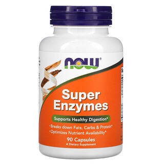 Now Foods, Super Enzymes, 90 capsules
