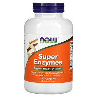 Now Foods, Super Enzymes, 180 capsules