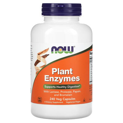 NOW Foods Plant Enzymes 240 Veg Capsules