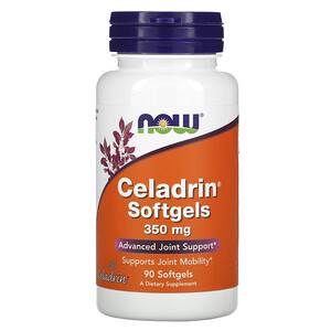 Отзывы о Now Foods, Celadrin Softgels, 350 mg, 90 Softgels