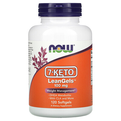 

NOW Foods 7-Keto LeanGels 100 mg 120 Softgels