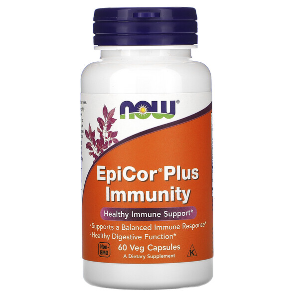 Now Foods‏, EpiCor Plus Immunity, 60 Veg Capsules
