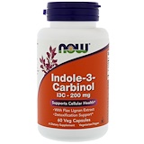Now Foods, Индол 3-карбинол, 200 мг, 60 растительных капсул отзывы