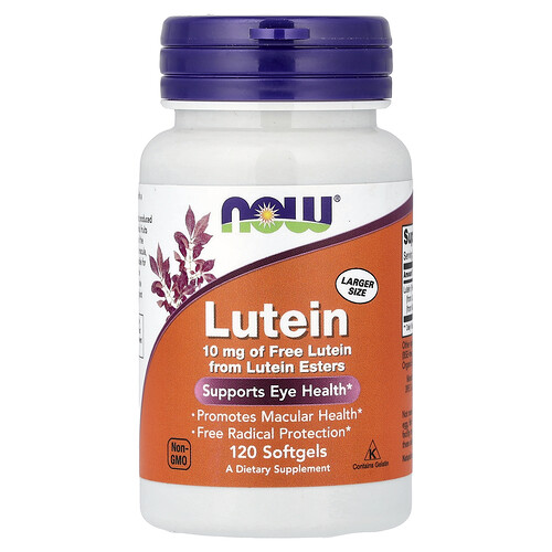 NOW Foods ルテイン 10mg ソフトジェル120粒