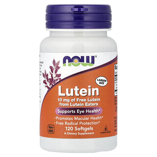 NOW Foods, Lutein, 10 mg, 120 Softgels