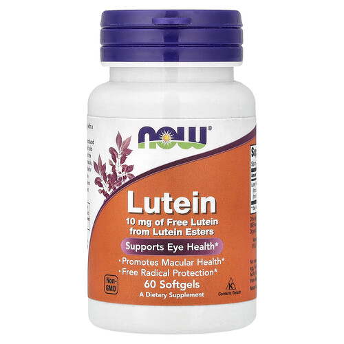 NOW Foods ルテイン 10mg 60ソフトジェル