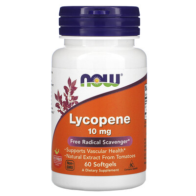 

NOW Foods Lycopene 10 mg 60 Softgels