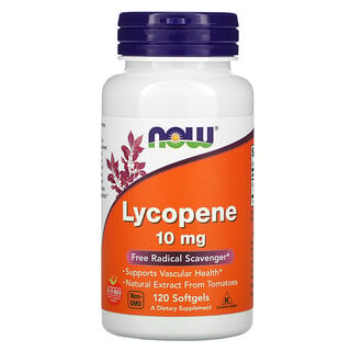 Now Foods, Lycopene, 10 mg, 120 Softgels