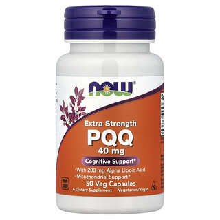NOW Foods, PQQ con acido alfa lipoico, 50 capsule vegetali
