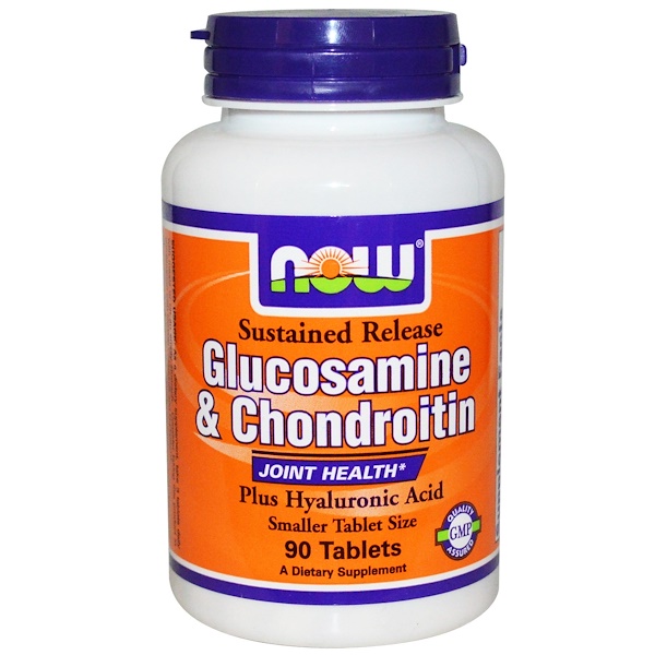 Now Foods, Glucosamine & Chondroitin, Sustained Release, 90 Tablets iHerb