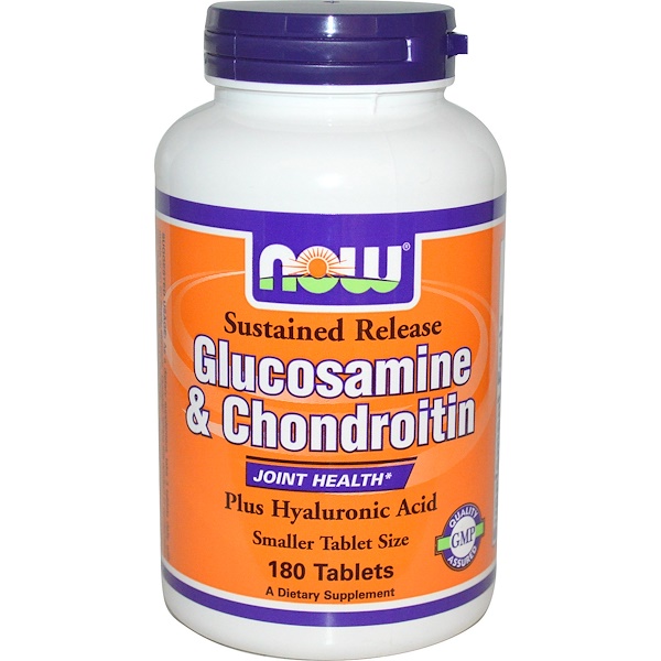 Now Foods, Glucosamine & Chondroitin, 180 Tablets iHerb