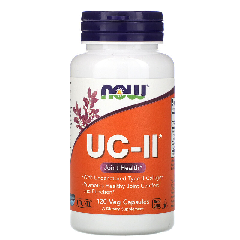 Now Foods, UCII Joint Health, Undenatured Type II Collagen, 120 Veg